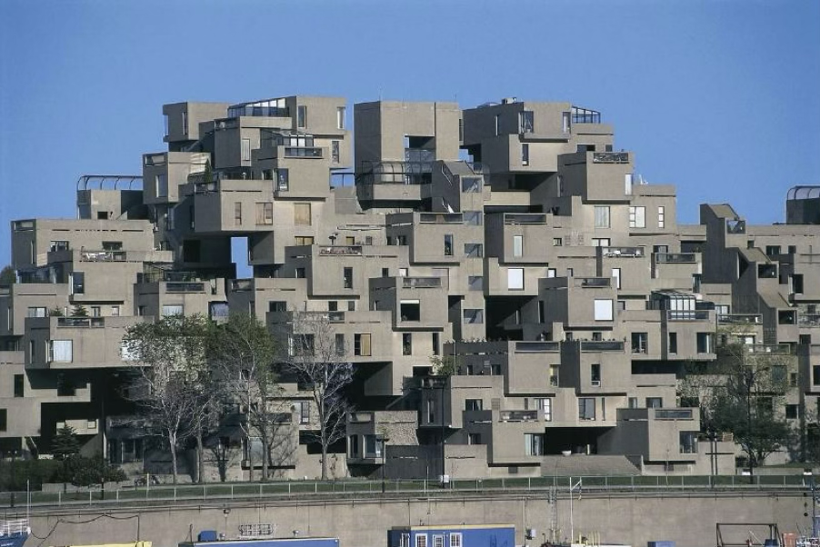 Complexe Habitat 67 à Montréal, Canada